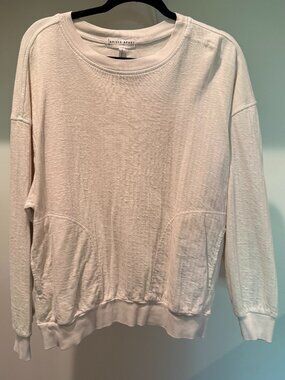 Apiece Apart Oversized Cream Sweater